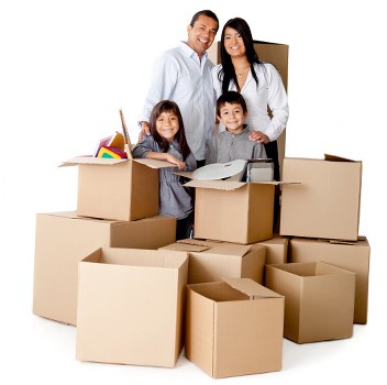 Residents using mobile self storage for home organisation in Hillingdon
